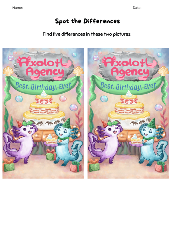 Spot the Differences activity sheet thumbnail